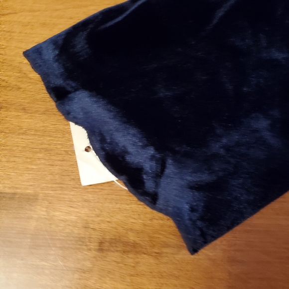 NWT Hype Girls Navy Blue Velour Dress - Picture 12 of 15